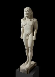 Biton or Kouros A, from Delphi, 590-580 BC