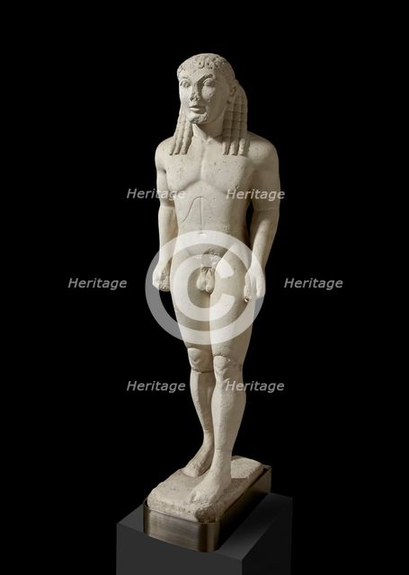 Biton or Kouros A, from Delphi, 590-580 BC. Artist: Unknown.