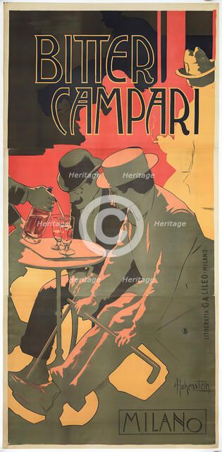 Bitter Campari , 1899. Creator: Hohenstein, Adolfo (1854-1928).