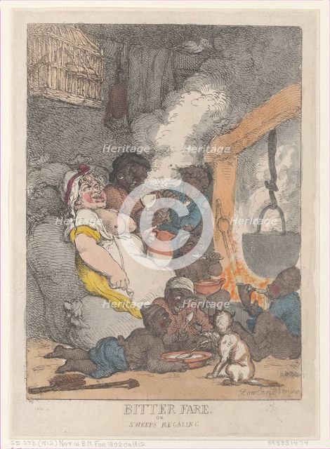 Bitter Fare or Sweeps Regaling, 1812., 1812. Creator: Thomas Rowlandson.