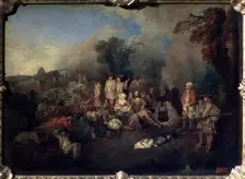 Bivouac c1710. Artist: Jean-Antoine Watteau