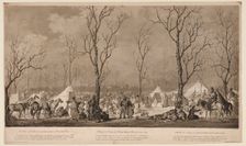 Bivouac of the Cossacks at the Avenue des Champs-Elysées in Paris on March 1814, 1814. Artist: Sauerweid, Alexander Ivanovich (1783-1844)