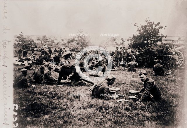 Bivouac of American troops, c1914-c1918. Artist: Unknown.