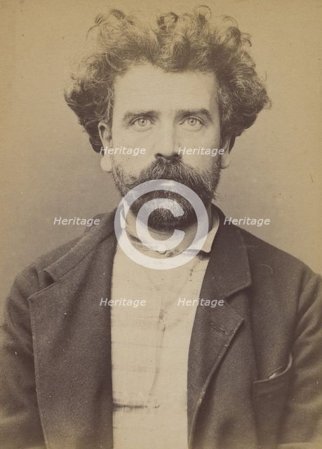 Biais. Fernand, Alphonse. 41 ans, né le 28/6/53 à Laval (Mayenne). Tourneur sur bois. Anar..., 1894. Creator: Alphonse Bertillon.