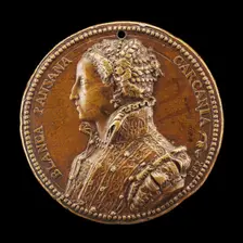 Bianca Pansana Carcania [obverse], c. 1552/1584. Creator: Pietro Paolo Galeotti