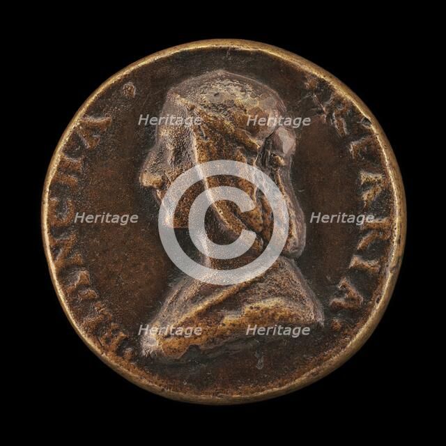 Bianca Riario [obverse]. Creator: Niccolo Fiorentino.