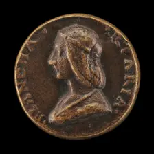 Bianca Riario [obverse]. Creator: Niccolo Fiorentino