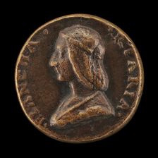 Bianca Riario [obverse]. Creator: Niccolo Fiorentino