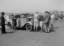 Bianchi saloon of Kitty Brunell at the B&HMC Brighton Motor Rally, Brighton, Sussex, 1930. Artist: Bill Brunell