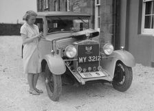 Bianchi saloon of Kitty Brunell at the B&HMC Brighton Motor Rally, 1930. Artist: Bill Brunell