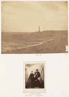 Biaritz; Sir Baldwin Leighton, Miss M. Leighton, Miss Leighton, 1853-56. Creator: James Knight