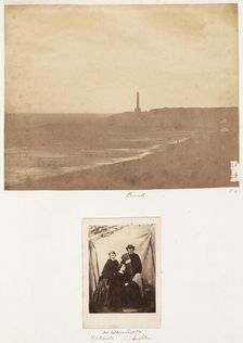 Biaritz; Sir Baldwin Leighton, Miss M. Leighton, Miss Leighton, 1853-56. Creator: James Knight