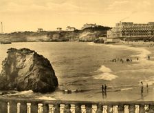 Biarritz - Hotel du Palais et la Baie, c1930. Creator: Unknown