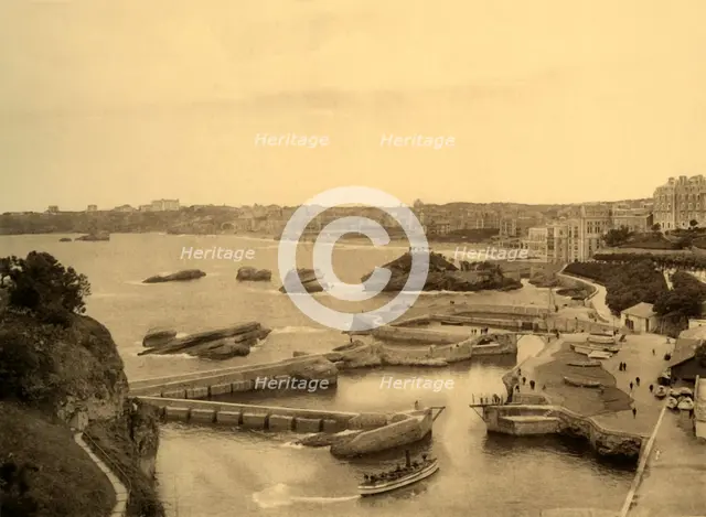 'Biarritz - Le Port des Pecheurs, c1930. Creator: Unknown.