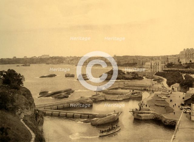 'Biarritz - Le Port des Pecheurs, c1930. Creator: Unknown.