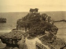 Biarritz - Le Rocher du Basta, c1930. Creator: Unknown