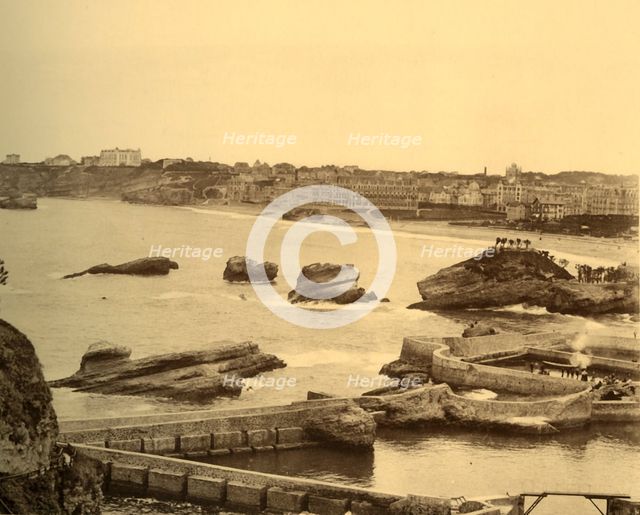 'Biarritz - Vue d'Ensemble prise de l'Atalaye, c1930. Creator: Unknown.
