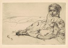 Bibi Valentin, 1859. Creator: James Abbott McNeill Whistler