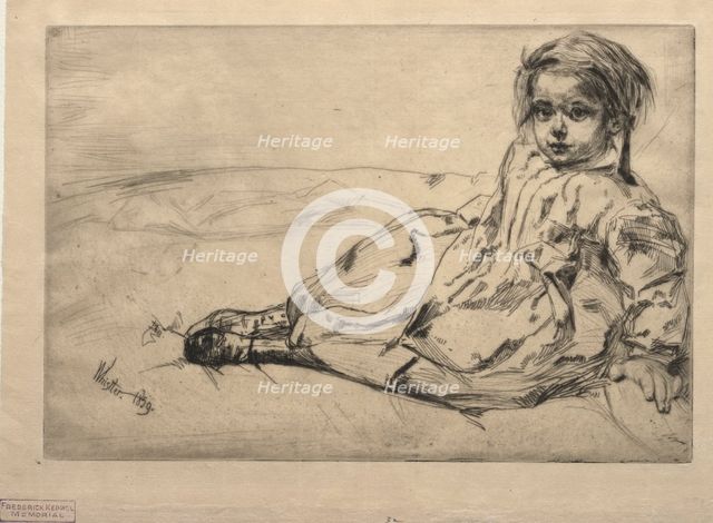 Bibi Valentin. Creator: James McNeill Whistler (American, 1834-1903).