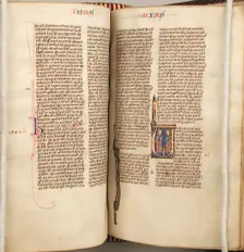 Bible, ca. 1235. Creator: Unknown
