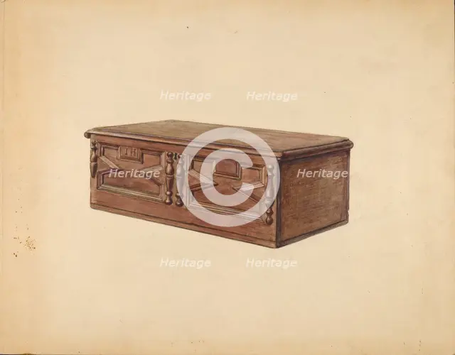 Bible Box, c. 1936. Creator: Bernard Gussow.