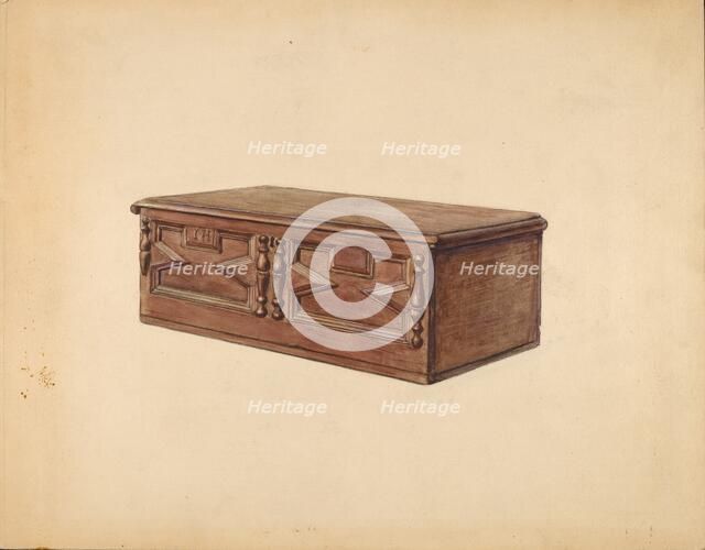 Bible Box, c. 1936. Creator: Bernard Gussow.