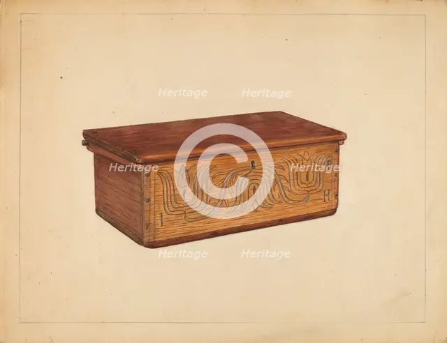 Bible Box, c. 1936. Creator: Bernard Gussow.