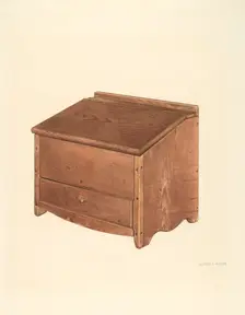 Bible Box, c. 1938. Creator: Alfred Koehn
