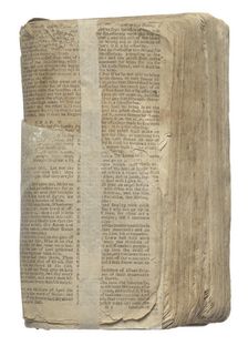 Bible belonging to Nat Turner, 1830s. Creator: Unknown
