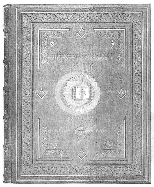 Bible given by Miss Burdett Coutts to Freemasons, 1871. Creator: Unknown.
