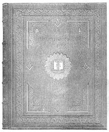 Bible given by Miss Burdett Coutts to Freemasons, 1871. Creator: Unknown