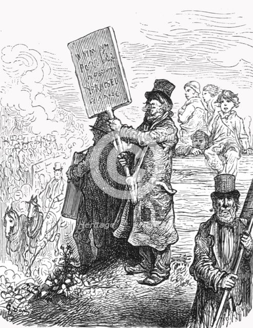 'Bible Hawker', 1872.  Creator: Gustave Doré.