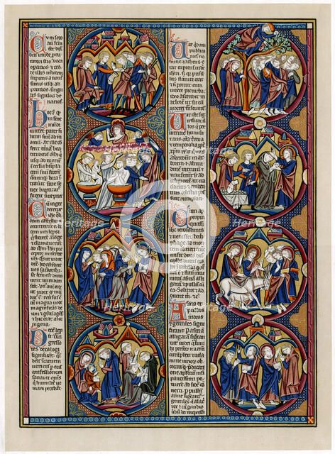 Bible scenes, late 13th century. Artist: Unknown