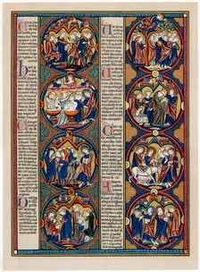 Bible scenes, late 13th century