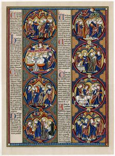 Bible scenes, late 13th century