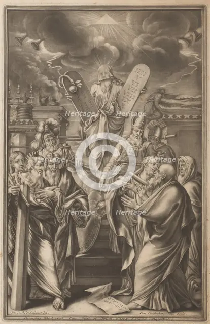Biblia Ectypa (Pictorial Bible), 1695. Creators: Johann Christoph Weigel, Elias Christoph Heiss, Johann Jakob von Sandrart.