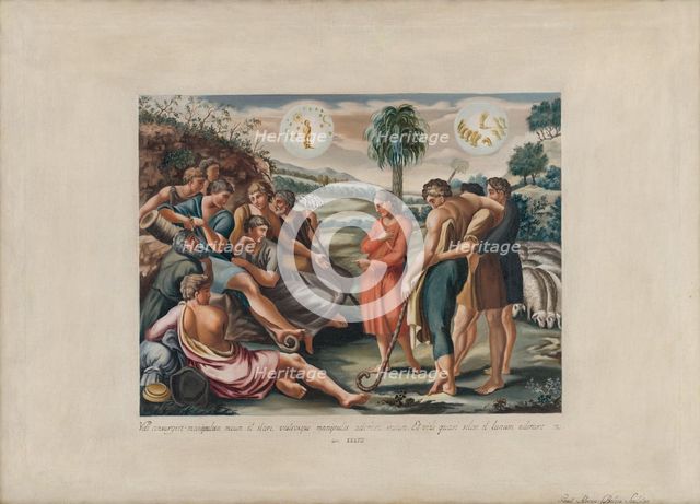 Biblical Scene I, 1845-1856. Creator: Alexander Belopotocky.