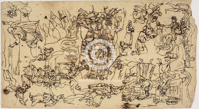 Biblical Scenes, n.d. Creator: Rodolphe Bresdin.