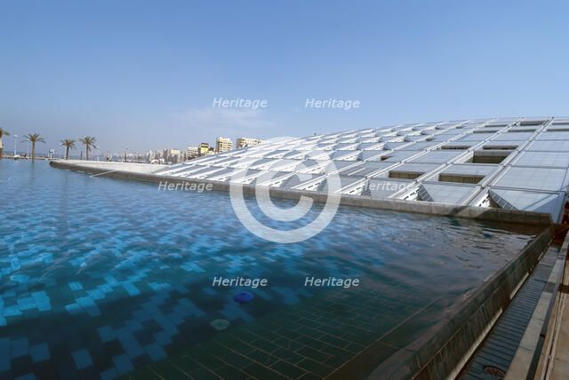 Bibliotheka Alexandrina, Alexandria, Egypt, 2007. Creator: Ethel Davies.