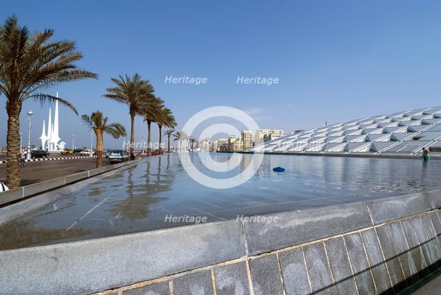 Bibliotheka Alexandrina, Alexandria, Egypt, 2007. Creator: Ethel Davies.
