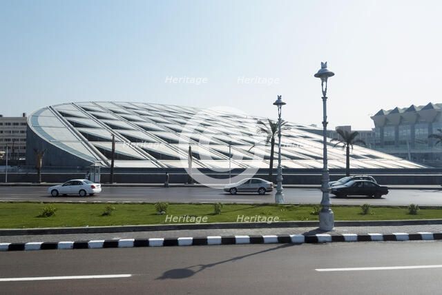 Bibliotheka Alexandrina, Alexandria, Egypt, 2007. Creator: Ethel Davies.
