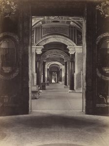 Bibliothèque du Vatican, c. 1860. Creator: Charles Soulier (French, 1840-1875)