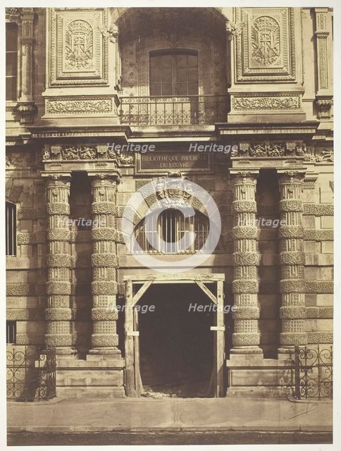 Bibliothèque Imperial du Louvre, Paris, 1854. Creators: Bisson Frères, Louis-Auguste Bisson, Auguste-Rosalie Bisson.