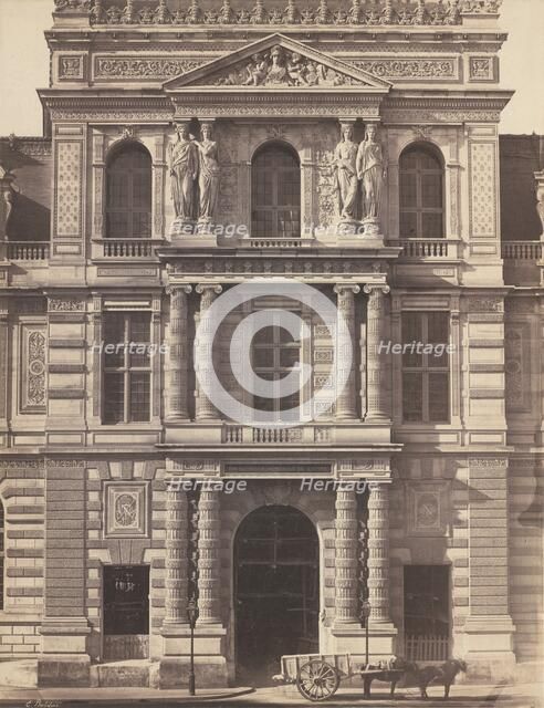 Bibliothèque Imperiale du Louvre, 1856-1857. Creator: Edouard Baldus.