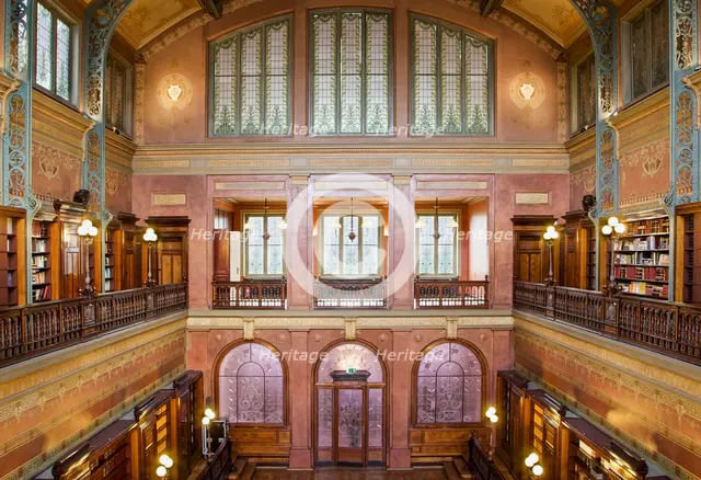 Bibliotheque Solvay, 137 Rue Belliard, (1902), c2014-2017. Artist: Alan John Ainsworth.
