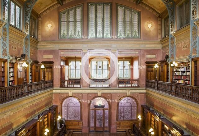 Bibliotheque Solvay, 137 Rue Belliard, (1902), c2014-2017. Artist: Alan John Ainsworth.