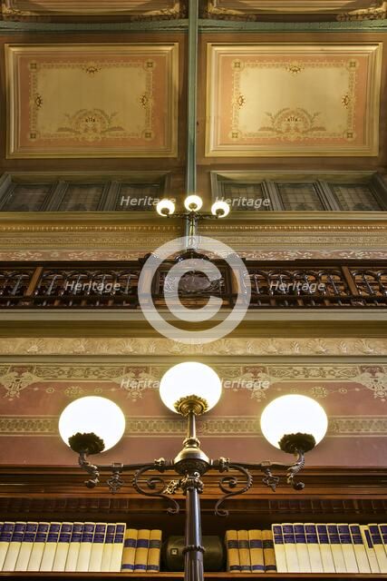 Bibliotheque Solvay, 137 Rue Belliard, (1902), c2014-2017. Artists: Alan John Ainsworth, Henri Vandeveld.