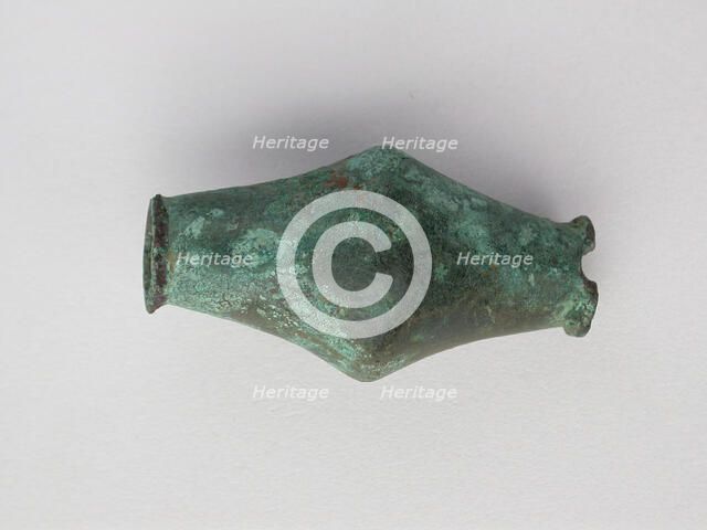 Biconical Bead, Geometric Period (800-600 BCE). Creator: Unknown.