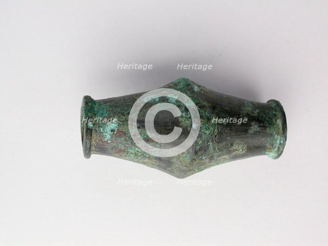 Biconical Bead, Geometric Period (800-600 BCE). Creator: Unknown.