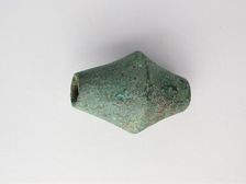 Biconical Bead, Geometric Period (800-600 BCE). Creator: Unknown